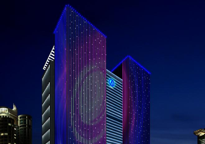 解析幕墻亮化方案 打造城市夜景亮點
