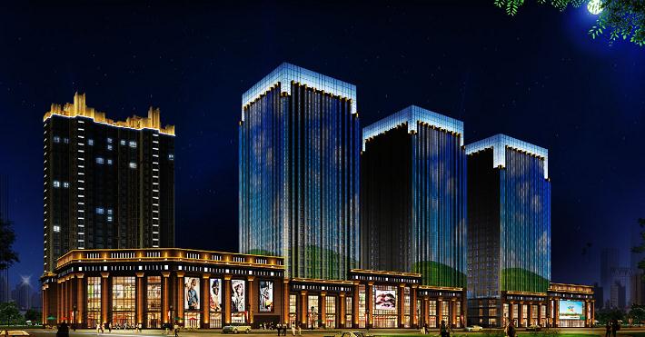 樓體亮化助力點亮夜色提升城市品位