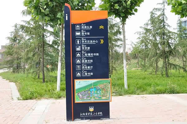 學(xué)校導(dǎo)視系統(tǒng)標(biāo)識牌制作加工遵循4原則